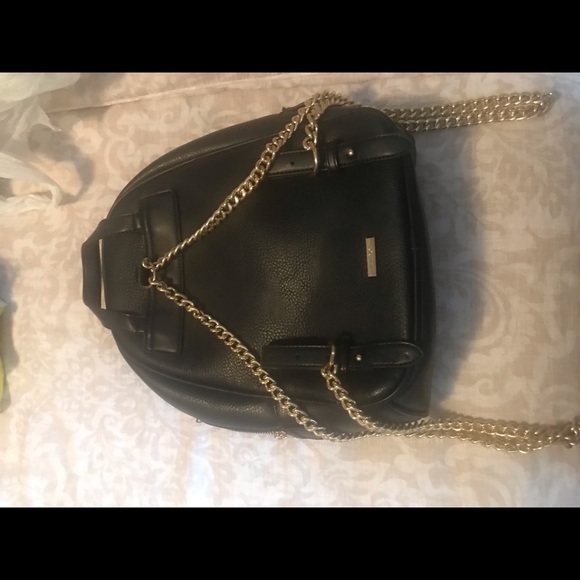 Black Aldo Leather Backpack - Picture 2 of 2